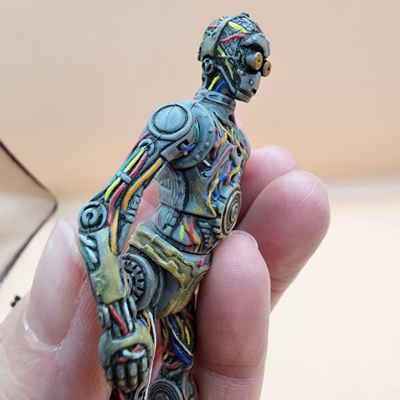 C-3PO Star Wars Episode 1 Hasbro 1998 Action Figure 3.5" - Picture 5 of 6